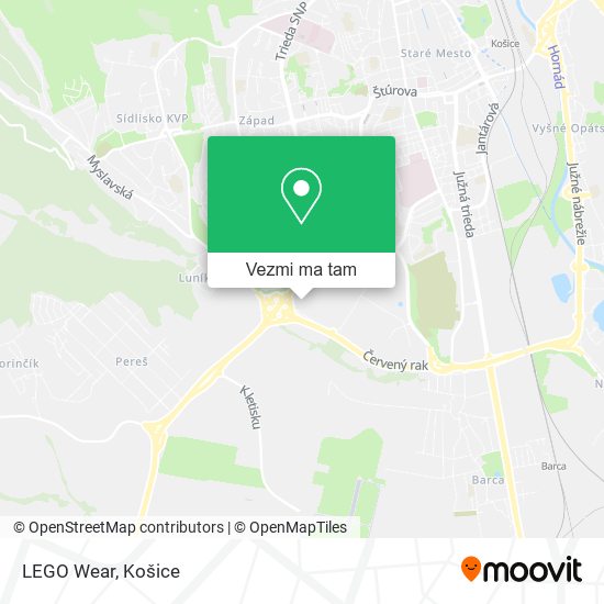 LEGO Wear mapa