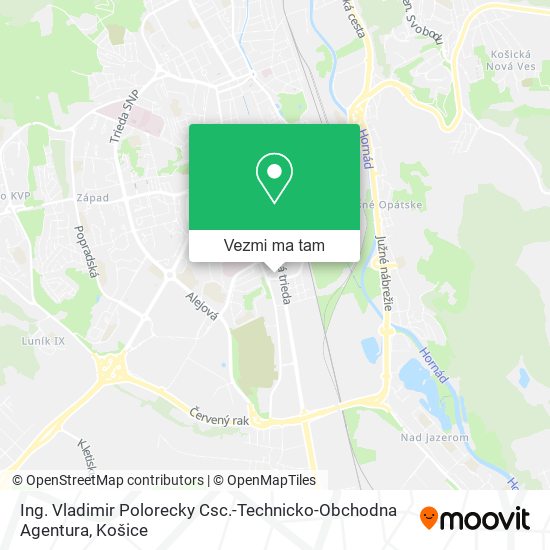 Ing. Vladimir Polorecky Csc.-Technicko-Obchodna Agentura mapa