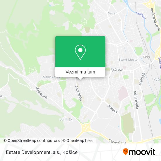 Estate Development, a.s. mapa