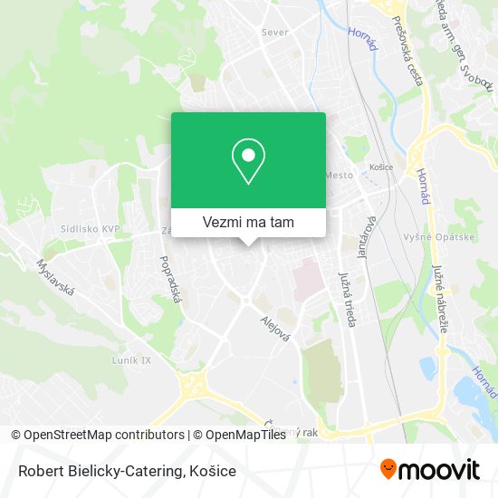 Robert Bielicky-Catering mapa