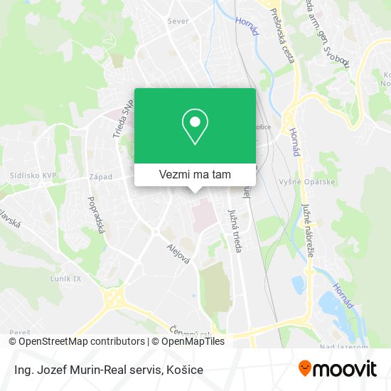 Ing. Jozef Murin-Real servis mapa
