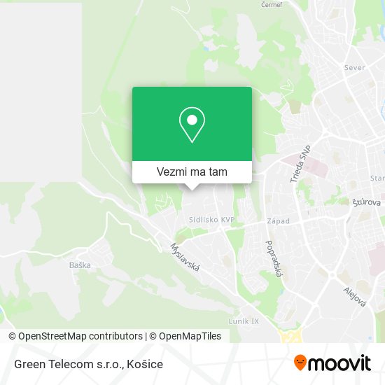 Green Telecom s.r.o. mapa
