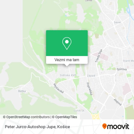 Peter Jurco-Autoshop Jupe mapa