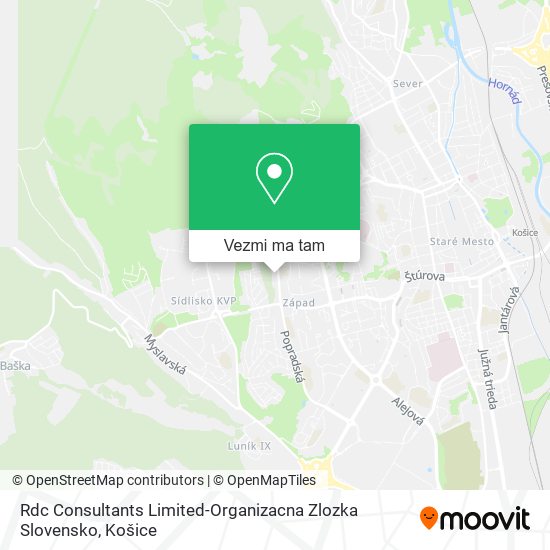 Rdc Consultants Limited-Organizacna Zlozka Slovensko mapa