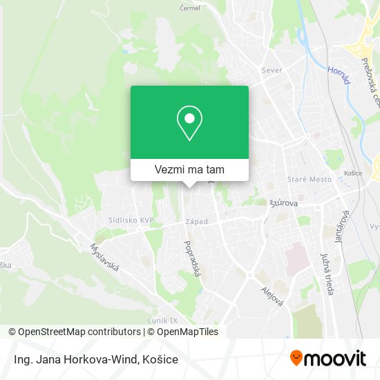 Ing. Jana Horkova-Wind mapa