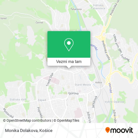 Monika Dolakova mapa