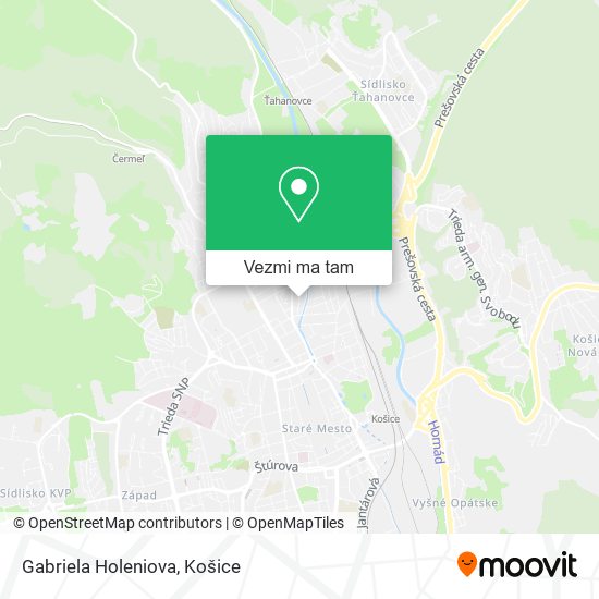 Gabriela Holeniova mapa