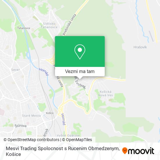 Mesvi Trading Spolocnost s Rucenim Obmedzenym mapa