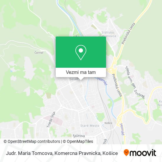 Judr. Maria Tomcova, Komercna Pravnicka mapa