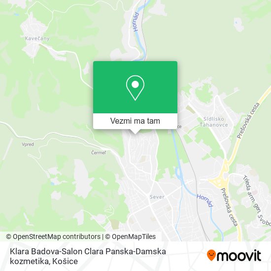 Klara Badova-Salon Clara Panska-Damska kozmetika mapa