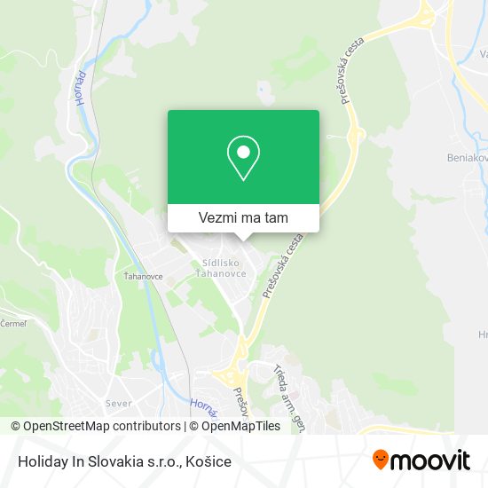 Holiday In Slovakia s.r.o. mapa
