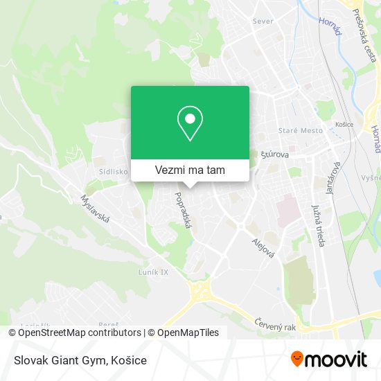 Slovak Giant Gym mapa