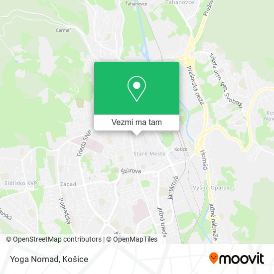 Yoga Nomad mapa