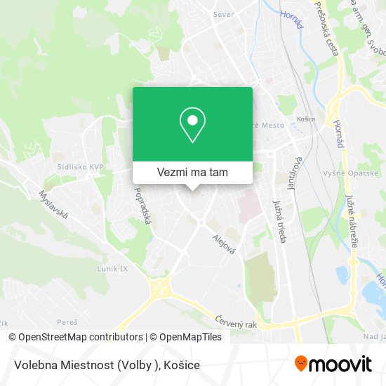 Volebna Miestnost (Volby ) mapa