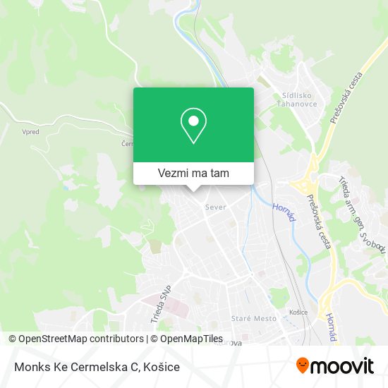 Monks Ke Cermelska C mapa