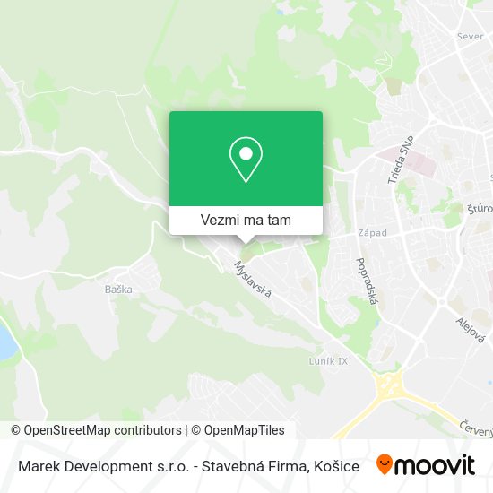 Marek Development s.r.o. - Stavebná Firma mapa