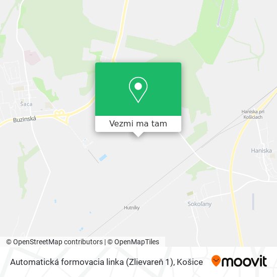 Automatická formovacia linka (Zlievareň 1) mapa