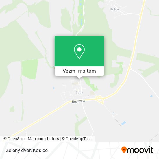 Zeleny dvor mapa