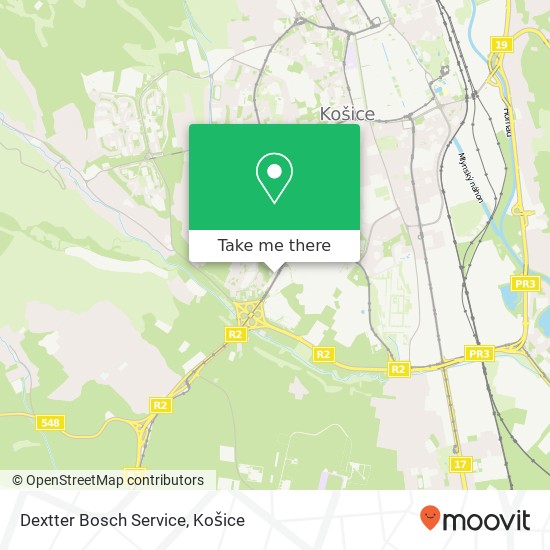 Dextter Bosch Service mapa