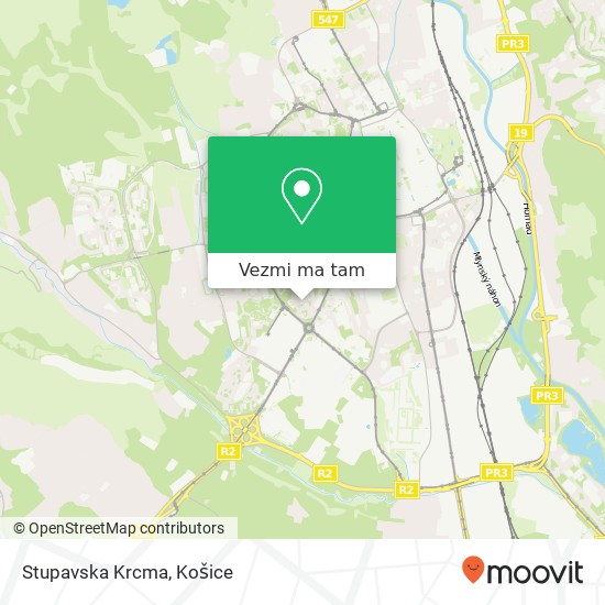 Stupavska Krcma mapa