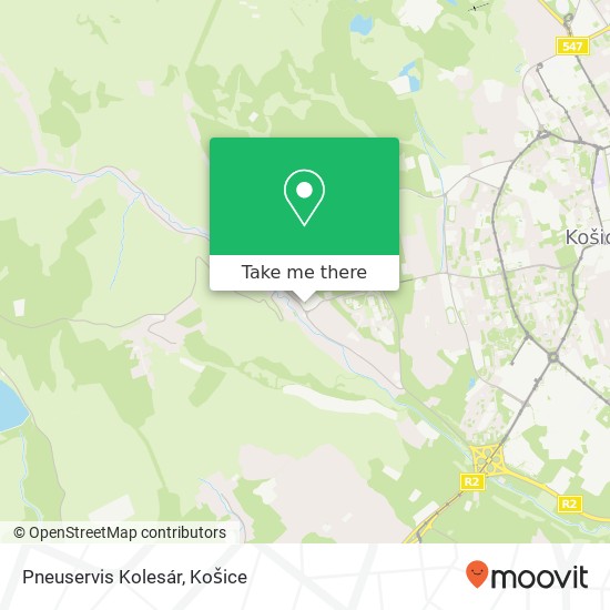 Pneuservis Kolesár mapa