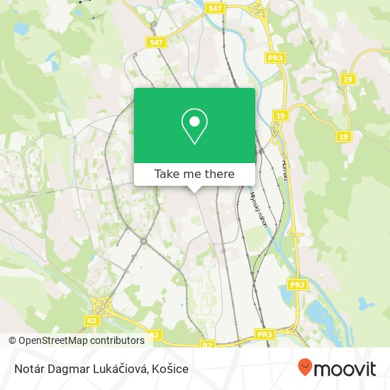 Notár Dagmar Lukáčiová mapa