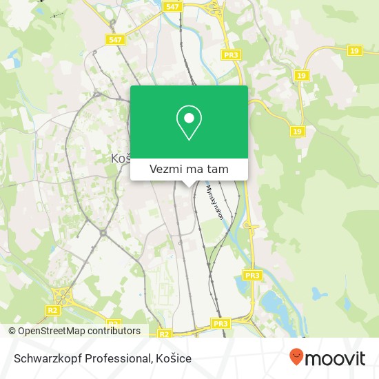 Schwarzkopf Professional mapa