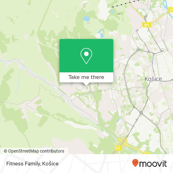 Fitness Family mapa