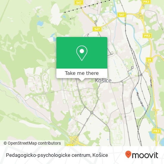 Pedagogicko-psychologicke centrum mapa