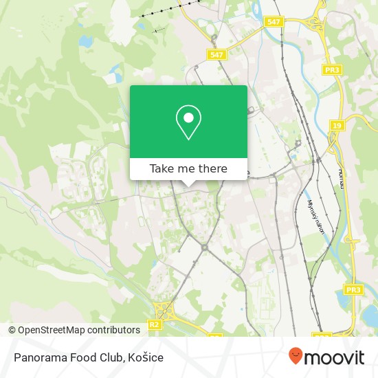 Panorama Food Club mapa