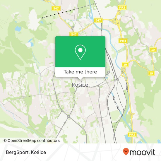 BergSport mapa