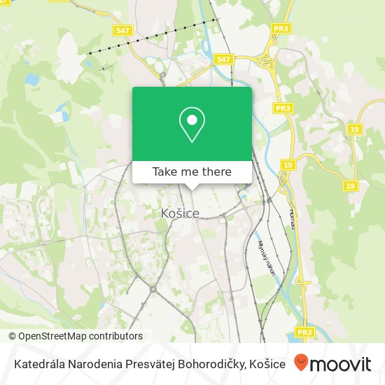 Katedrála Narodenia Presvätej Bohorodičky mapa