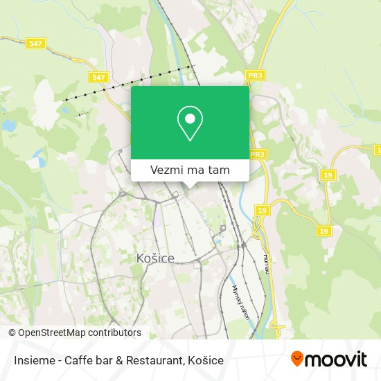 Insieme - Caffe bar & Restaurant mapa