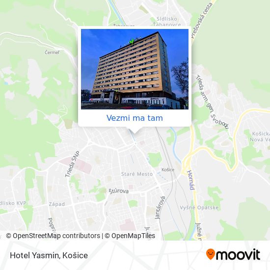 Hotel Yasmin mapa