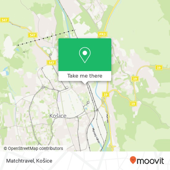 Matchtravel mapa