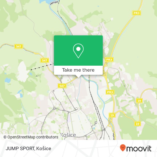 JUMP SPORT mapa