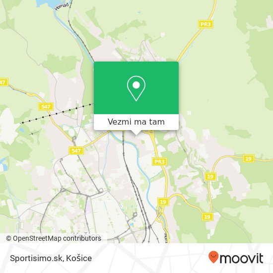 Sportisimo.sk mapa