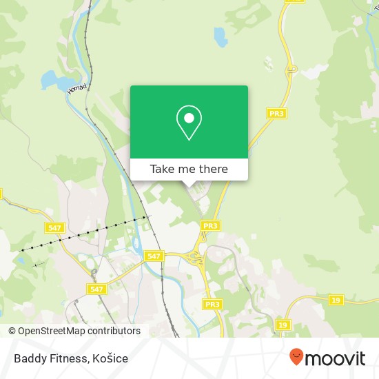 Baddy Fitness mapa