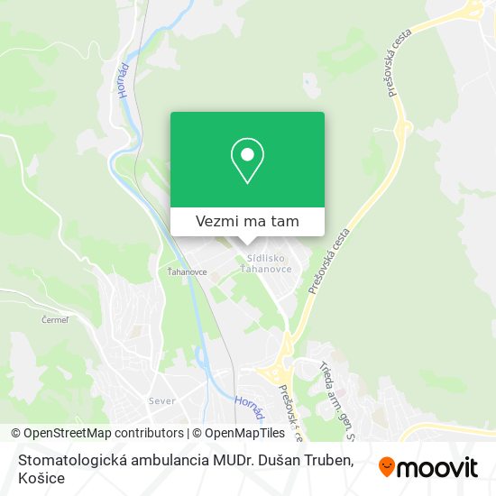Stomatologická ambulancia MUDr. Dušan Truben mapa
