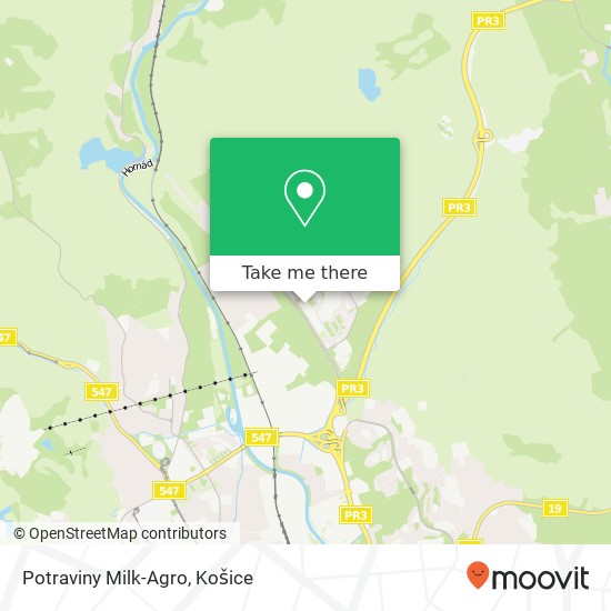 Potraviny Milk-Agro mapa