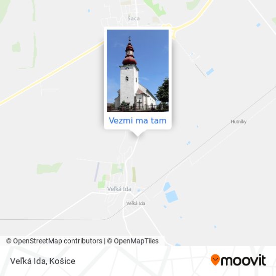 Veľká Ida mapa