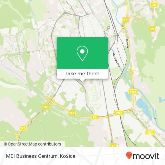 MEI Business Centrum mapa