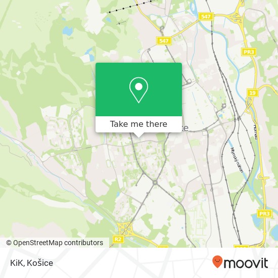 KiK mapa