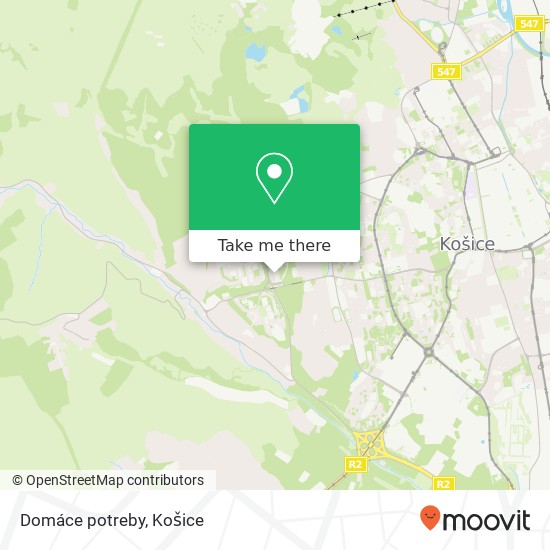 Domáce potreby mapa