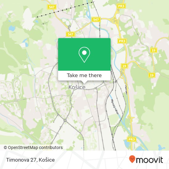 Timonova 27 mapa