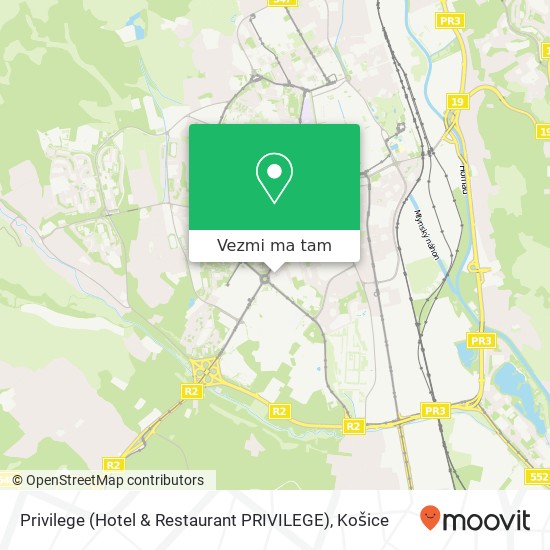 Privilege (Hotel & Restaurant PRIVILEGE) mapa