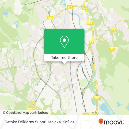 Detsky Folklorny Subor Hanicka mapa