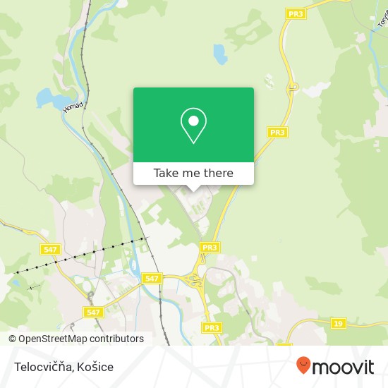 Telocvičňa mapa