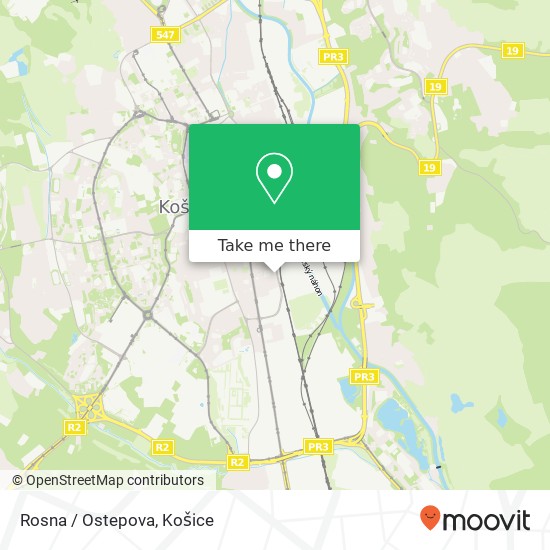 Rosna / Ostepova mapa