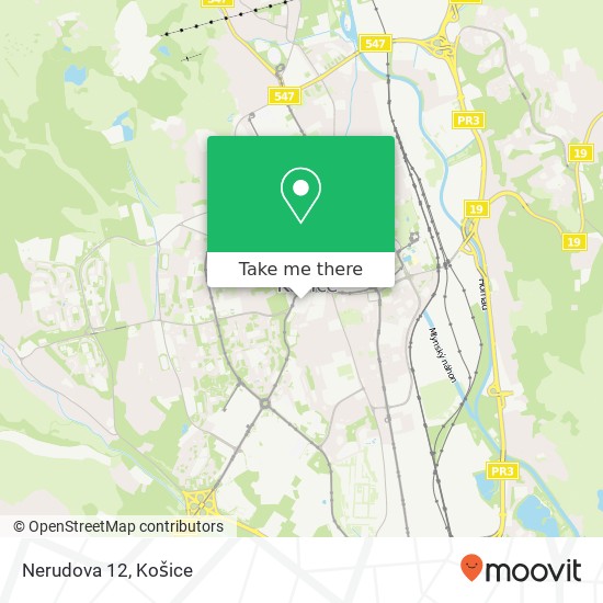 Nerudova 12 mapa